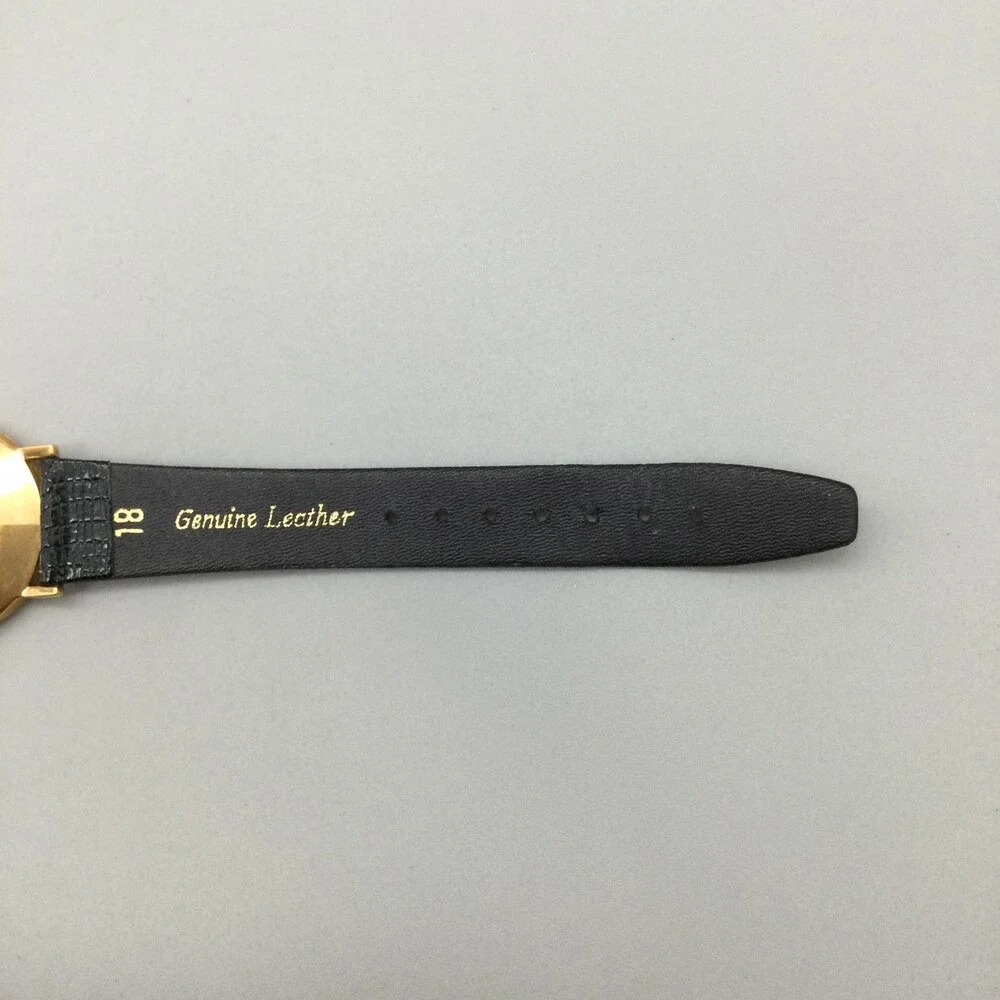 Vintage Cenex Land O' Lakes Mens Watch 33mm Gold Tone Leather 1994 New Battery
